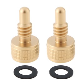Be In Your Mind 2pcs 30g Brass Billiard Cue Screws Club Weight Bolt for Pool Cues, 17mm