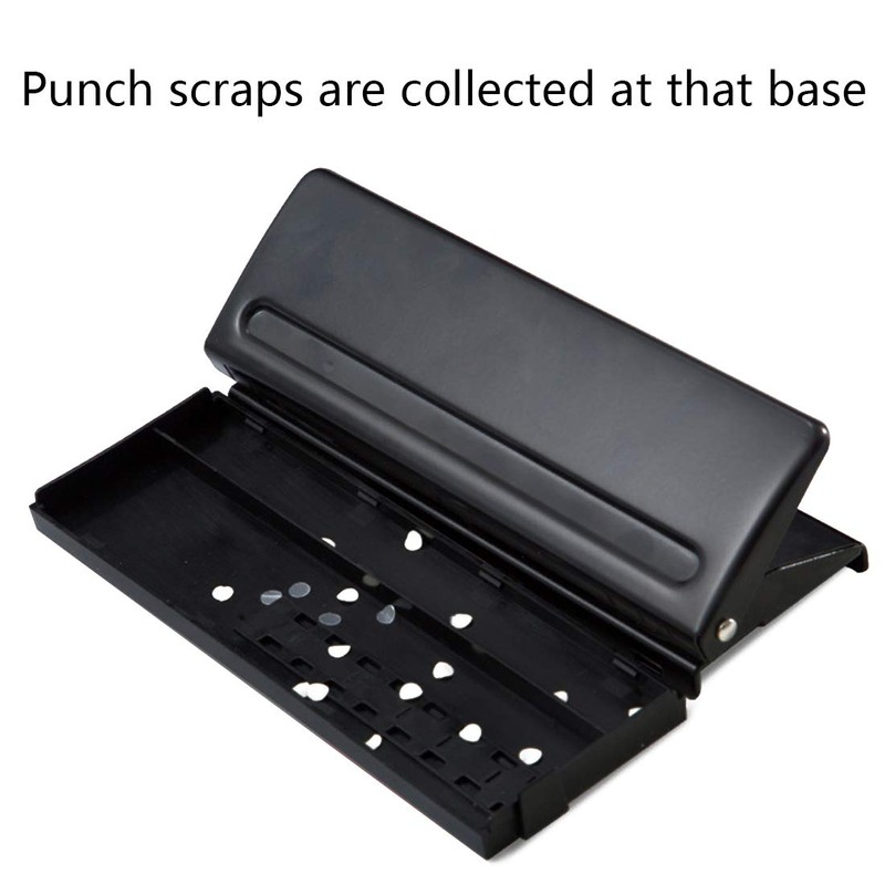 6 Hole Punch Binder Puncher for Adjustable Spacing for A5