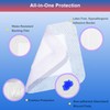 Niceful 50 Count Adhesive Gauze Island Dressing 4" x 4",