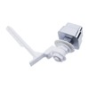 Semetall Toilet Flush Handle-Push Button Tank Handle Replacement, Side Mount