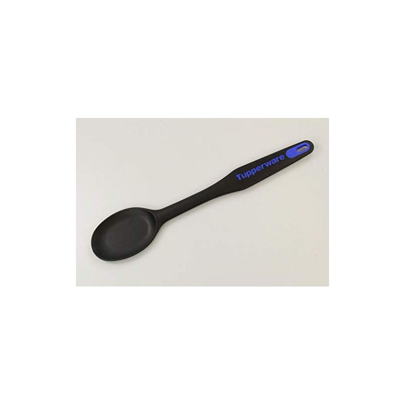 Tupperware 8019 Cooking Spoon Ready to Handle Mixing Spoon Black