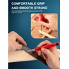 3 Pack Mechanical Carpenters Pencils Built-in Pencil Sharpener with 36