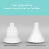 Electric Ear Nose Suction Set White Yellow Cleaning Multi Function