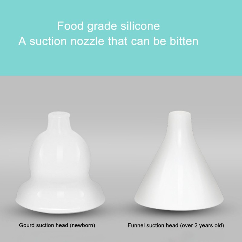 Electric Ear Nose Suction Set White Yellow Cleaning Multi Function