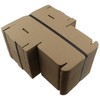 50 x BROWN CARDBOARD BOX SQUARE, SIZE: 10cm x 10cm
