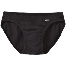 B Bui Di C620RR Men's Bikini Briefs Briefs, Web Exclusive, 100% Cotton, Comfortable, Mercerized Sheeting, Black