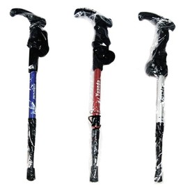 Hiking stick 3-stage adjustable hiking stick mountaineering equipment hiking trekking silver