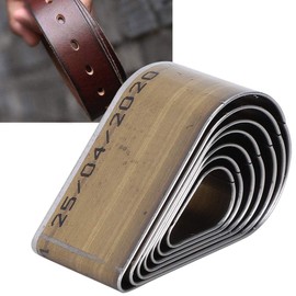 7 Pieces Leather Cutting Dies 20-50 mm Single Hole Hollow Teardrop Shape DIY Craft Tool for Belt Bag Belt Wallet Making