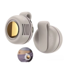 Unbranded Personal Portable Waist Clip Fan USB Rechargeable Neck Hanging Air Conditioner