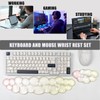 Ergonomic Cloud Silicone Gel Keyboard and Mouse Wrist Rest Set