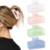 Vovii 4Pcs Acrylic Claw Clips for Women Hair Accessories, Medium