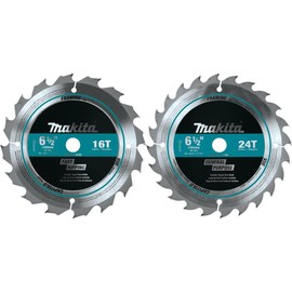 Makita T-01426 2 Piece Carbide-Tipped Saw Blade Set, 6-1/2"
