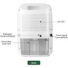 Gdrasuya10 Mini Dehumidifier, 42W Silent Mini Space Dehumidifier Auto Shut