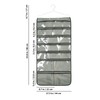 NIMES Hanging Closet Underwear Sock Bra Organizer Dual-Sided Accessories Storage