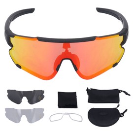 Removable Polarized Goggles with Lenses UV400 Protection Sunglasses for Outdoor Cycling Fishing