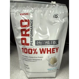 GNC Pro Performance 100% Whey Protein Vanilla Cream 12 Servings - Exp 10/2025
