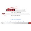 Telescopic Flag Pole, 2 Pieces, Handheld Flag Pole, Stainless Steel