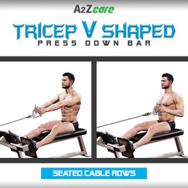 A2ZCARE Tricep V Shaped Press Down Bar