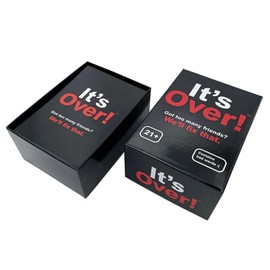 IT'S OVER! Adult Card Game - Fun Party Game for Adults | Hilarious Challenges and Dares for Adults, College, Bachelorette Party Games | 21st Birthday | 160 Fun Cards