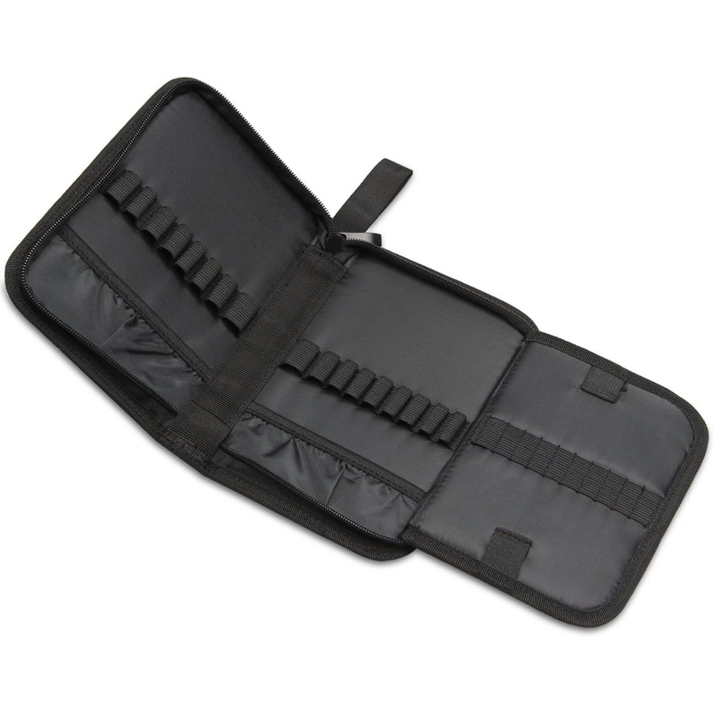 Teamoy Crochet Hook Case, Empty Travel Carry Bag with Zip