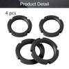 MroMax M40 x 10mm Slotted Round Nuts Carbon Steel 4