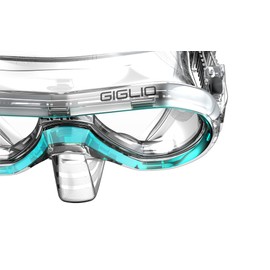 SEAC Unisex Giglio Snorkeling Mask, S/Kl Aquamarine