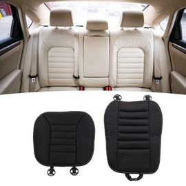 Ejoyous Car Seat Cushion with Back Support Cushion, Seat Cushion Car Seat Cushion Memory Foam Car Seat Cover for SUV Trucks Office Chairs (Black)