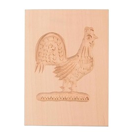 Städter Rooster Springer Reading Model, Wood, Brown, 6 x 8 cm