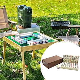 Mahjong Set Chino mah Jong Juego Mini Mahjong Set para niños niños familias Adultos 149pcs