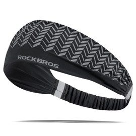 ROCKBROS Sports Headbands Men Women Wicking Sweatband Forehead Elastic Non-Slip Hair Band Breathable Running Headband
