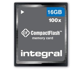Integral INCF16GV2 16GB CompactFlash Card Designed for the Photography Enthusiasts, Durable and Reliable,Black