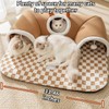 Cat Tunnel Bed Indoor,Cat Peekaboo Cave Bed for Multiple Cats,Kitty