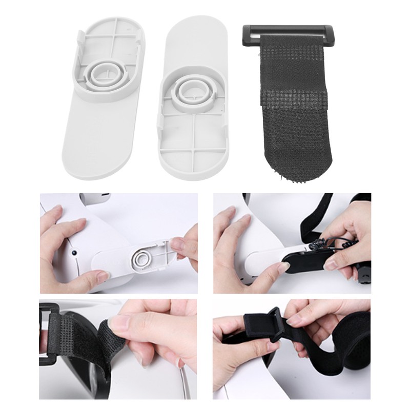 1 Pair Headset Connector Headset Adapter Deluxe Audio Strap Kit