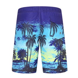 APTRO Men's Swimming Trunks, Long Swimming Shorts, Quick-Drying Board Shorts, Leisure Shorts with Inner Briefs, 2401