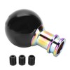 Shift Knob Acrylic Black Color Ball Shape with 3 Plastic