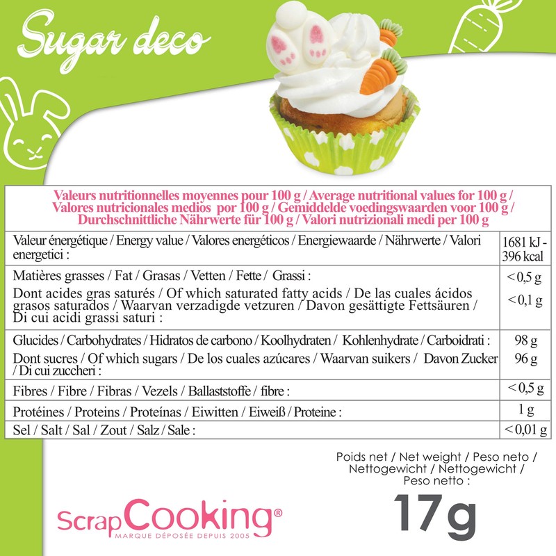 Sweet Decorations Rabbit and Carrot