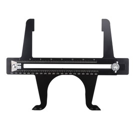 Generic Brake Measuring Tool, 6.5 to 14.25 Inch Double Scale Stainless Steel Brake Drum Measuring Resetting Tool