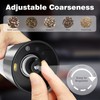 Rechargeable Electric Salt and Pepper Grinder Set - Stainless Steel,