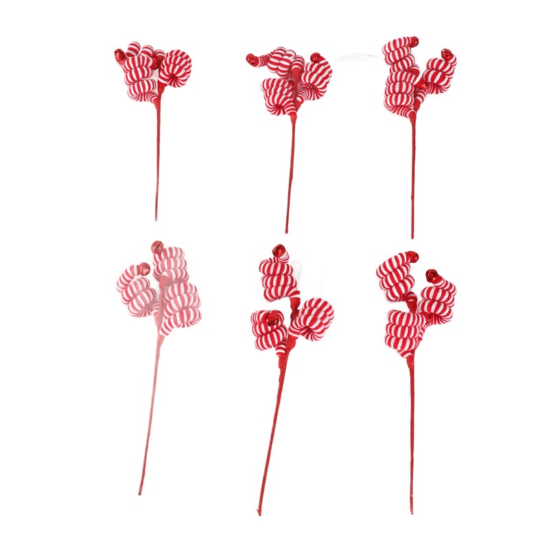 Christmas Candy Canes Wool Christmas Candy Cane Hanging Ornaments