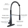 OYMOV RV Kitchen Faucet Chrome - Non-Metallic Bathroom Sink Faucets