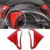 autotrim000 2PCS Red Dashboard Side Speedometer Button Switch Fit For