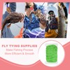 PATIKIL Chenille Fly Tying Total 10 M, 2 Pack Rayon