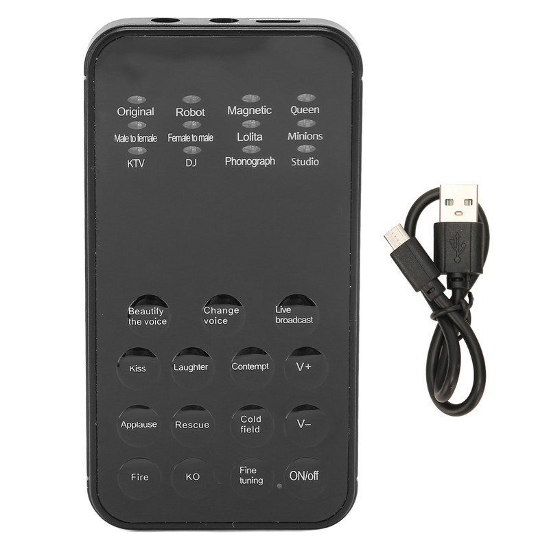 Voice Changer Multifunction 12 Sound Effects Fine Tuning Function One