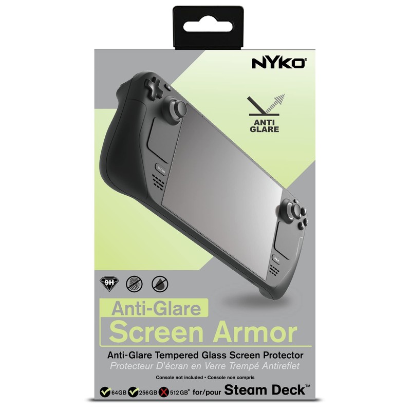 Nyko 89503 Anti-Glare Screen Armor for Steam Deck