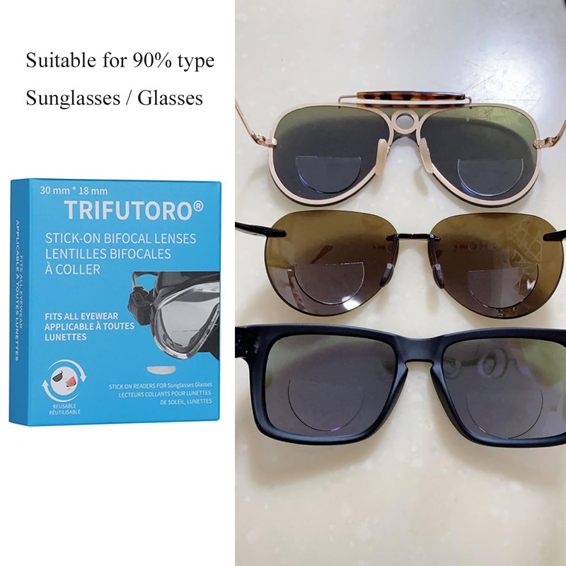 Stick On Bifocal Lenses Reader Magnifying Adhesive Reading Lens Sticker