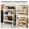Replacement Feet and Caps Compatible with HDX Heavy Duty Shelving,