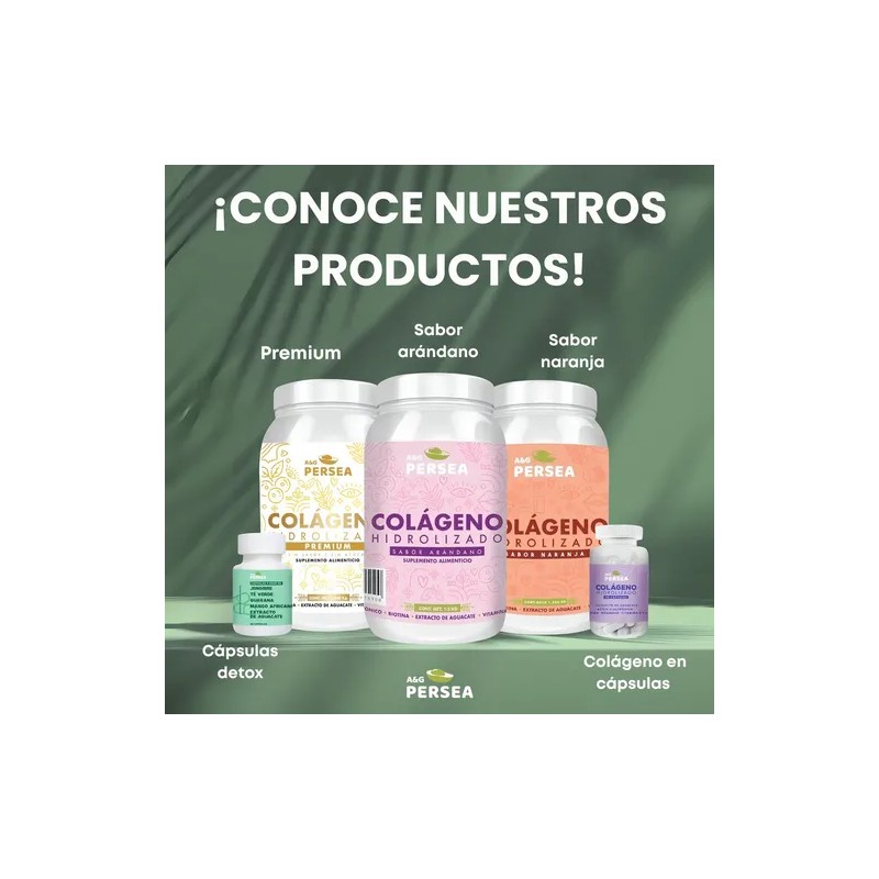 A&G Persea - Pack 4 Capsulas De Colageno Con Biotina