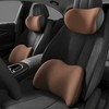 Memory Foam Car Lumbar & Neck Support Pillow Set for