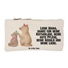 Mr. & Mrs. Panda Make Up Bag Bear with Child,