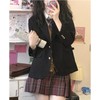 NOLCCTN Women's Uniform, School Jacket, Blazer, Plain, Regular Type, Student,